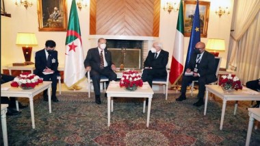 Goudjil reçu par le président italien Sergio Mattarella