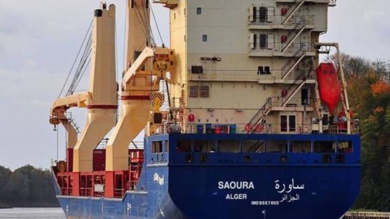 Navires algériens bloqués en Europe: Le  “Saoura” libéré