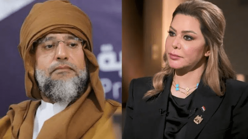 بعد ترشحه للرئاسيات.. هذا ما قالته رغد صدام حسين لسيف الإسلام القذافي!