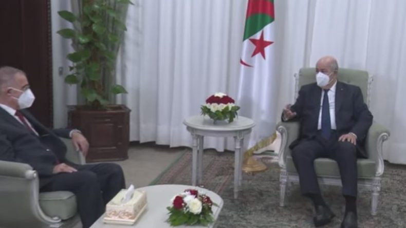 السفير الفلسطيني يؤدي زيارة وداع للرئيس تبون