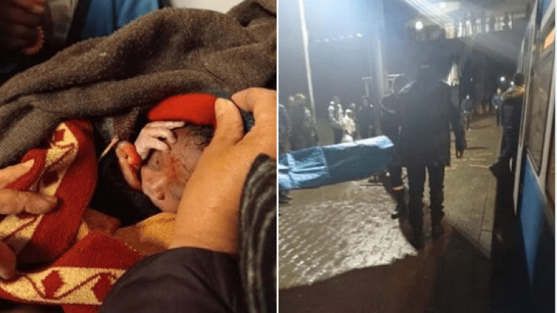 بالصور.. رعية نيجيرية تلد داخل قطار الثنية_الجزائر