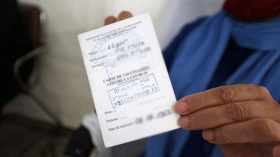 خمس دقائق للحصول على الجواز الصحي