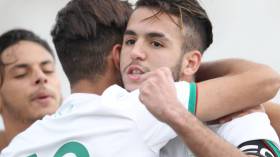 هكذا حفز مبولحي زملاءه قبل مباراة المغرب في كأس العرب