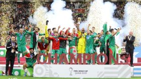 تهاني بالجملة من الفنانين العرب بعد فوز محاربي الصحراء بكأس العرب