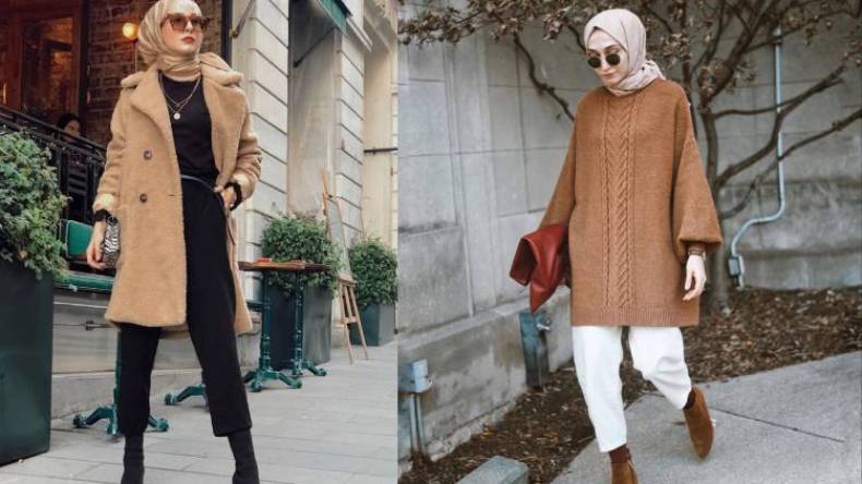 8 ستايلات حجابية لشتاء ستايل