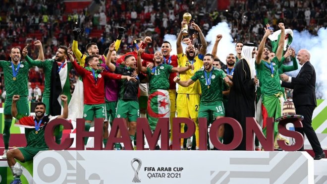المنتخب المحلّي الجزائري بطلا للعرب