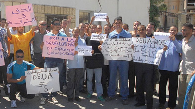 أصحاب الدراسات الجامعية التطبيقية يستنجدون بالرئيس