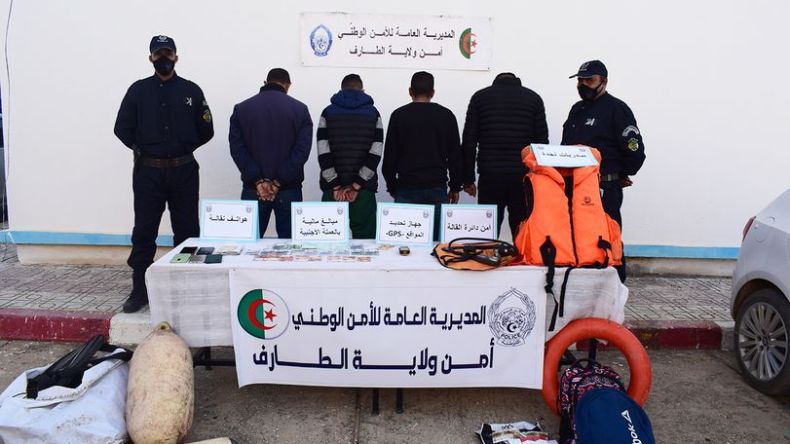 الطارف: تفكيك عصابة مختصة في مجال الهجرة غير الشرعية