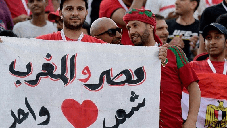 ما حقيقة دعم المصريين لمنتخب المغرب ضد الجزائر في كأس العرب؟
