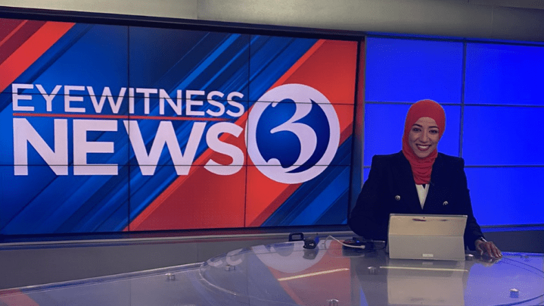 مصرية تصبح أول مذيعة محجبة بولاية كونتيكيت الأمريكية!