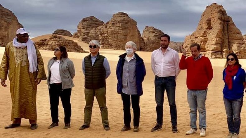 بالصور.. سفراء عدة دول ينبهرون بالمواقع السياحية الصحراوية للجزائر