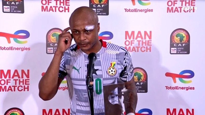 هذا ما دار بين نجم غانا ومدرب الغابون بعد الشجار العنيف بين المنتخبين