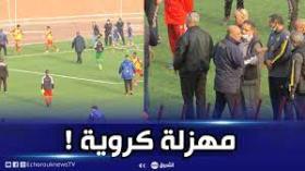 مهزلة كروية بين النصرية وبارادو في ملعب 20 أوت أشبه بفلم هوليود!!