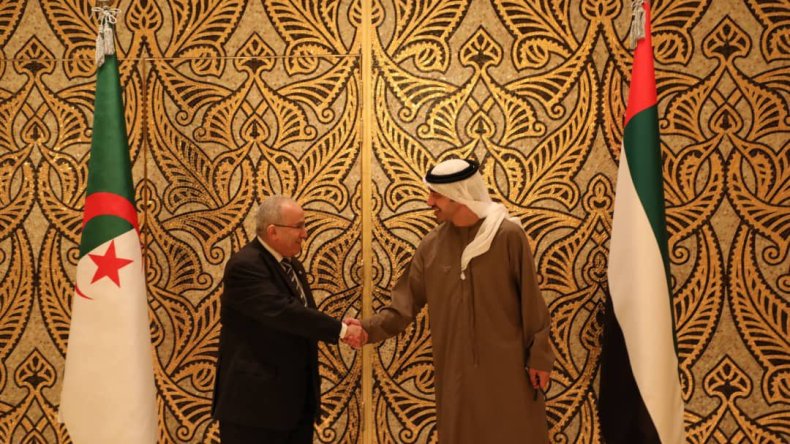 هذا ما بحثه لعمامرة مع  محمد بن زايد