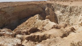 الحفرة العملاقة.. خطر ينتظر الحل منذ 2019