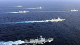 هل وضعت الصين أسطولها البحري في حالة هجومية لدعم روسيا؟