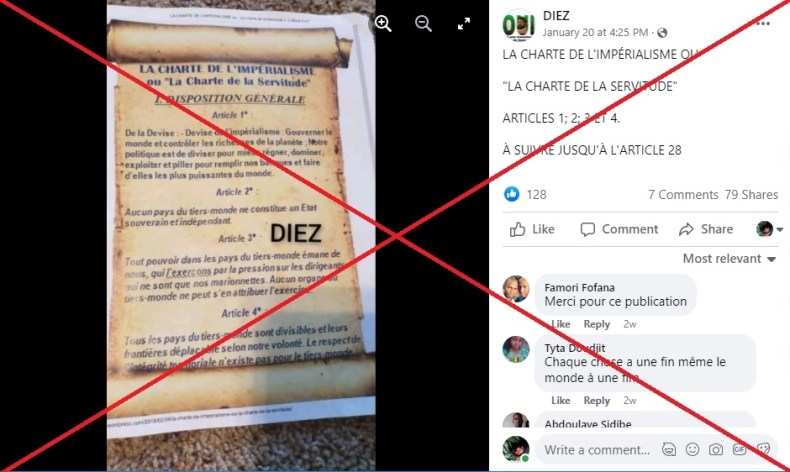 Une charte de l’impérialisme visant a maintenir l’Afrique dans le sous-développement ?