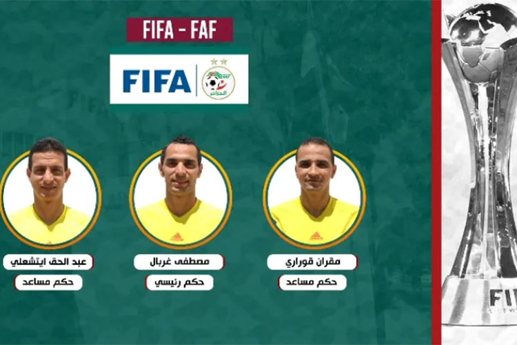 FIFA Club World Cup UAE 2021: Three Algerian Referees for the Inaugural Match