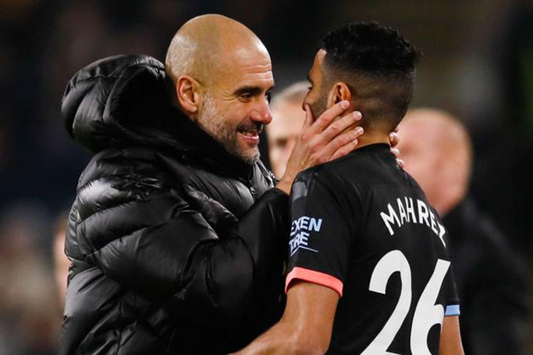 Guardiola Exempts Riyad Mahrez From Taking Penalties 