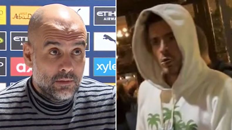 غوارديولا يتعامل مع حادثة الملهى لمحرز وزميليه بطريقة طريفة