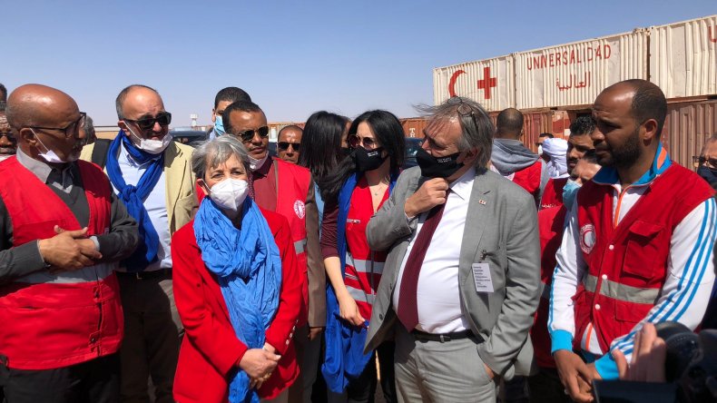 مسؤول دولي: منبهر بجهود الهلال الأحمر الجزائري في مخيمات اللاجئين