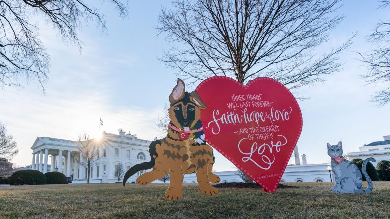 هكذا احتفل الرئيس الأمريكي جو بايدن بعيد الحب!