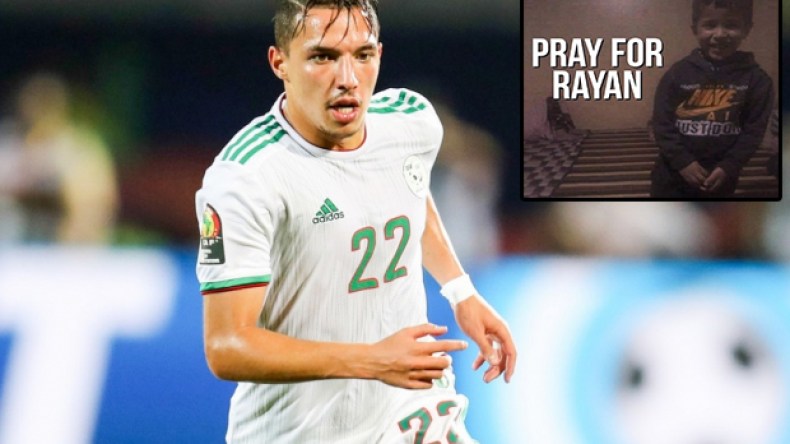 بن ناصر يتعاطف مع الطفل المغربي ريان