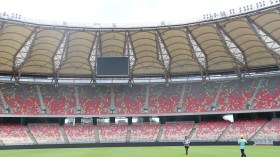 أرضية جيدة بملعب جابوما الذي سيحتضن لقاء السد بين الكاميرون والجزائر