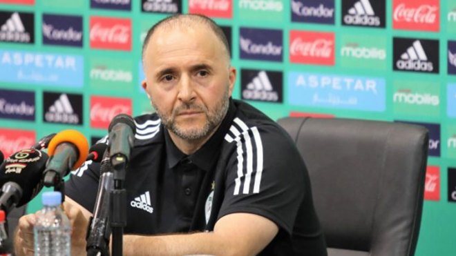 بلماضي: متحمسون لتحقيق التأهل إلى مونديال قطر