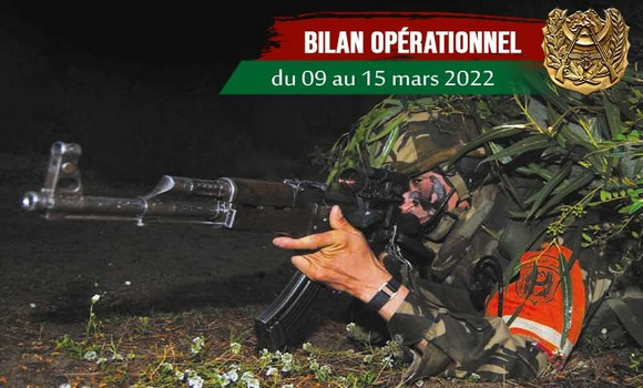 7 éléments de soutien aux groupes terroristes arrêtés et 5 casemates détruites en une semaine