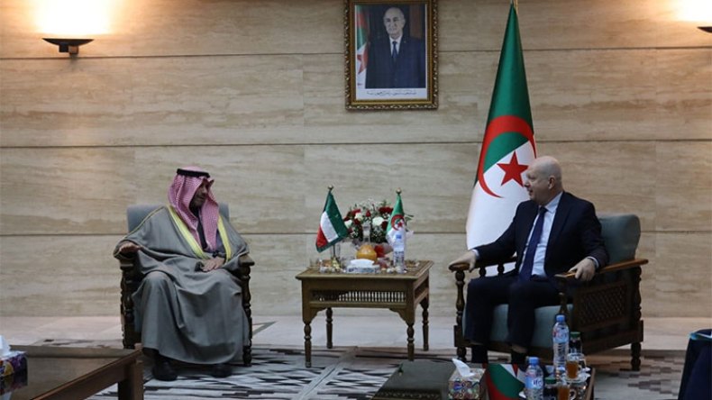 راوية يعرض فرص الاستثمار على مالك “بنك الخليج الجزائر”