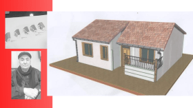 مقاولٌ يخترع سكنا ريفيا سهل البناء ومقاومٌ للزلازل