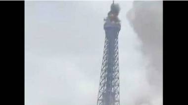 La tour Eiffel bombardée dans une vidéo fictive du Parlement ukrainien