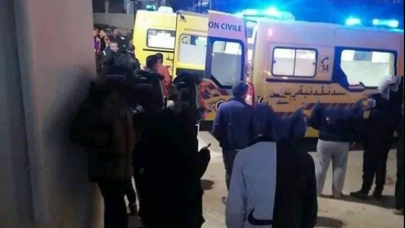 تبسة: 6 وفيات و23 جريحا في اصطدام حافلة بمصنع زجاج (صور)