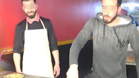 رجال يخطفون “الطاجين” من المرأة ويوقفونها في طابور الزبون