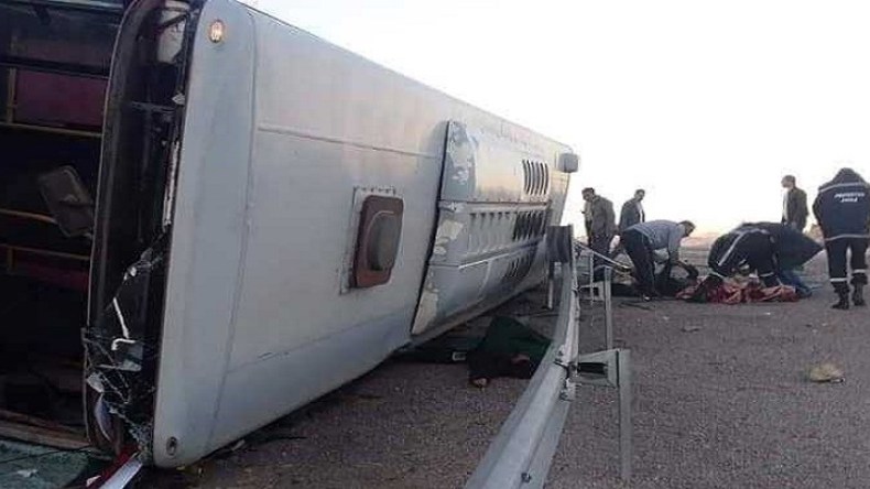 إليزي: إصابة 12 شخصا بجروح في إنقلاب حافلة لنقل المسافرين