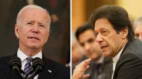 بالفيديو.. هل احتفل بايدن بعزل رئيس الوزراء الباكستاني من منصبه؟