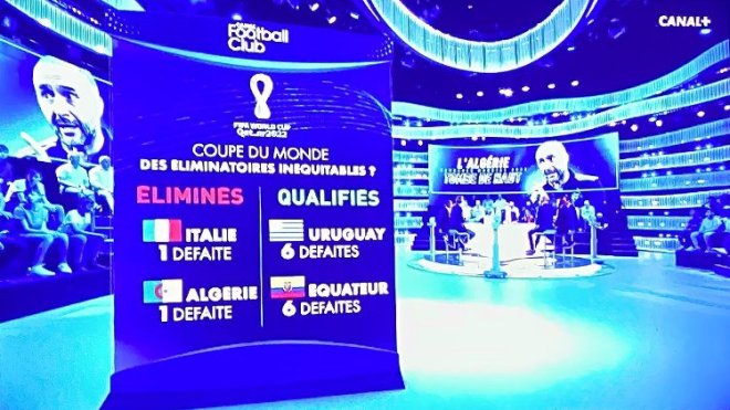 قناة “كنال+” تُنصف منتخبَي الجزائر وإيطاليا