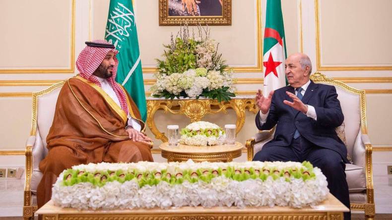 الرئيس تبون يبعث برسالة خطية إلى ولي العهد السعودي