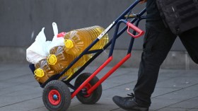 صورة حول تهافت الفرنسيين على الزيت تحدث جدلا