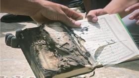 هذه حقيقة فيديو تعرض سويدي أحرق المصحف للضرب