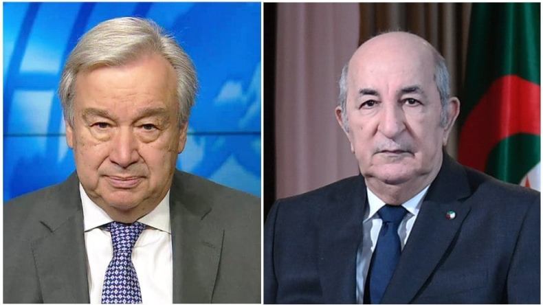الرئيس تبون يراسل غوتيرش لحماية الفلسطينيين