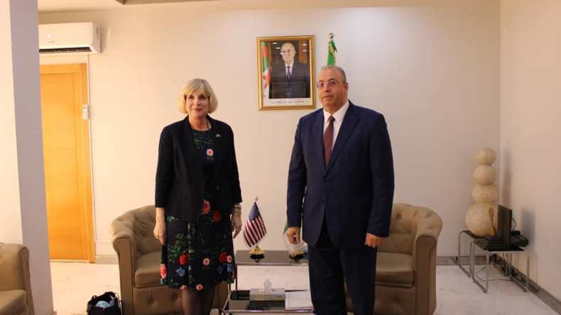 زغدار يستقبل السفيرة الأمريكية.. وهذا ما بحثه الطرفان