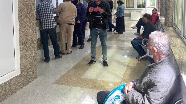 بالصور.. مستشفى مصطفى باشا يتدعم بمكتب استقبال جديد