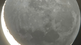 صورة.. ماذا حدث لسطح القمر عند ظهور هلال شوال؟