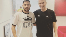 بلايلي يلتقي الأسطورة زيدان