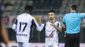 عمورة يُنهي موسمه بِهدف