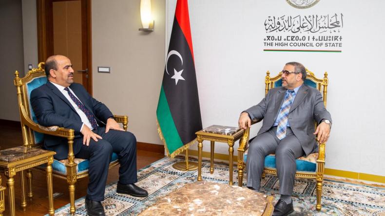 لقاء بين سفير الجزائر ورئيس المجلس الأعلى الليبي وهذا ما دار بينهما