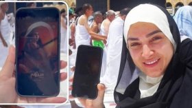 روجينا تعلن عن مسلسلها الجديد أمام الكعبة