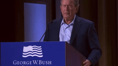 George W. Bush qualifie l’invasion de l’Irak d’«injustifiée», aveu ou lapsus?